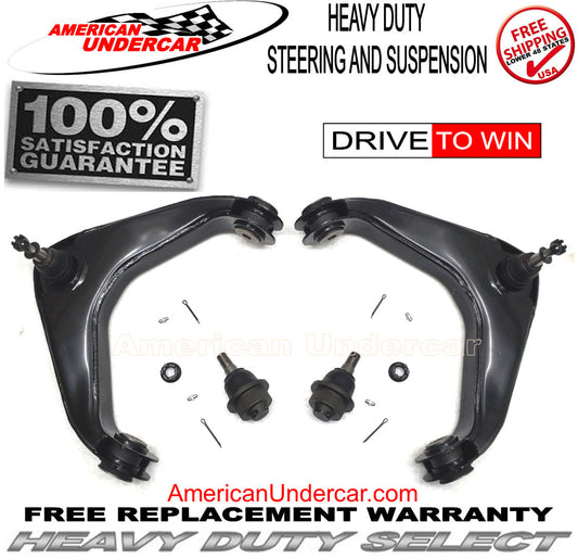 HD Ball Joint Control Arm & Bushing Steering Kit | 2001-2010 Chevrolet Avalanche, Silverado, Suburban 2WD