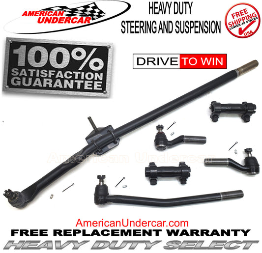 HD Drag Link Tie Rod Sleeve Steering Kit | 2008-2019 Ford E450 Super Duty DRW