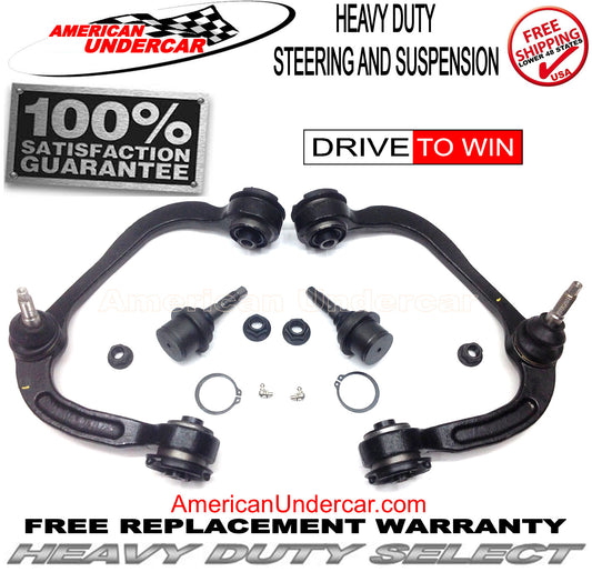 HD Lower Ball Joints Upper Control Arms Suspension Kit | 2004-2008 Ford F150 2WD & 4x4