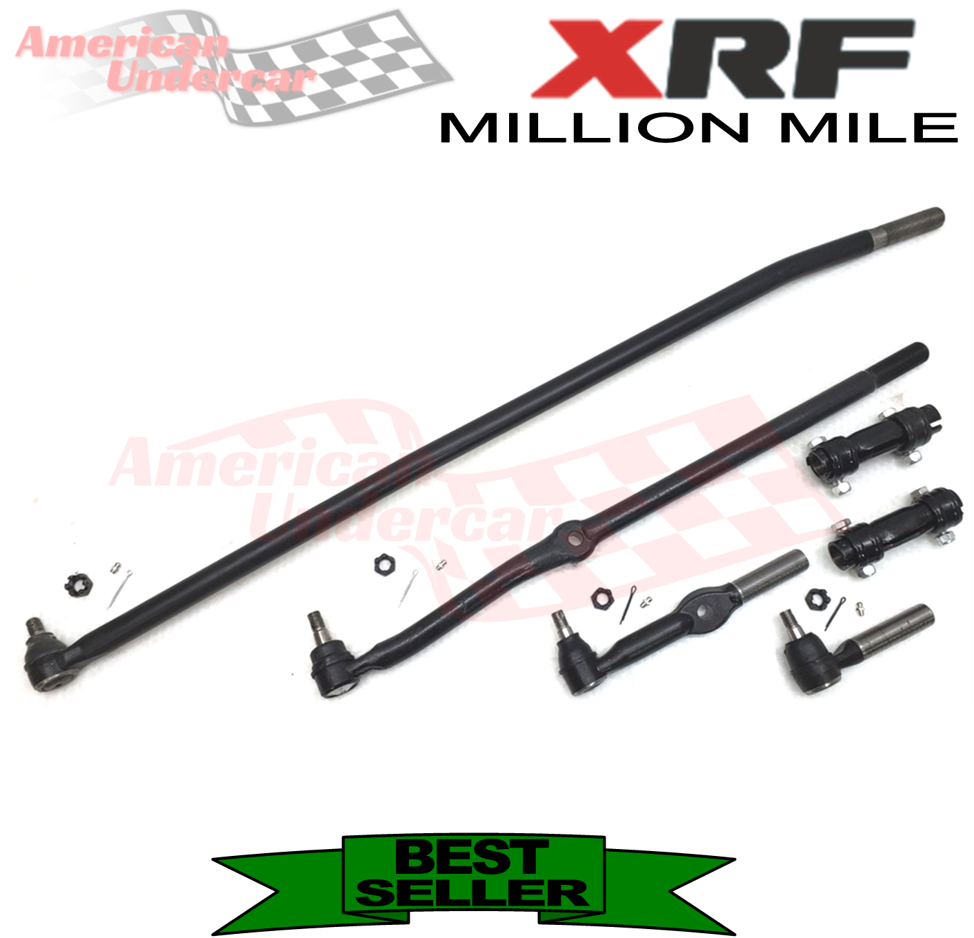 XRF Tie Rod Drag Link Steering Kit | 1994-1997 Dodge Ram 2500 3500 4x4 4500lb axle