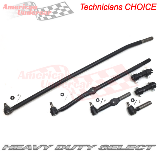 HD Tie Rod Drag Link Steering Kit | 1994-1997 Dodge Ram 2500 3500 4x4 4500lb axle