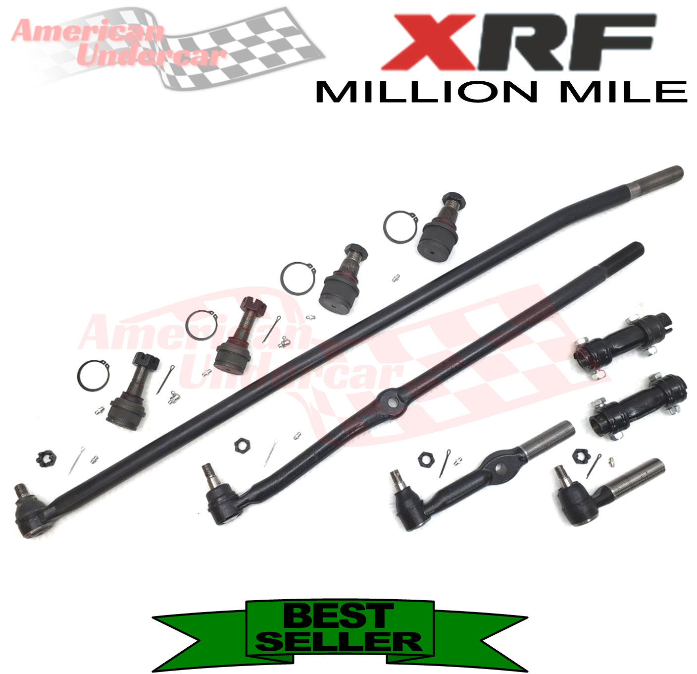 XRF Ball Joint Tie Rod Steering Kit | 1994-1997 Dodge Ram 1500 2500 4x4 3850lb axle