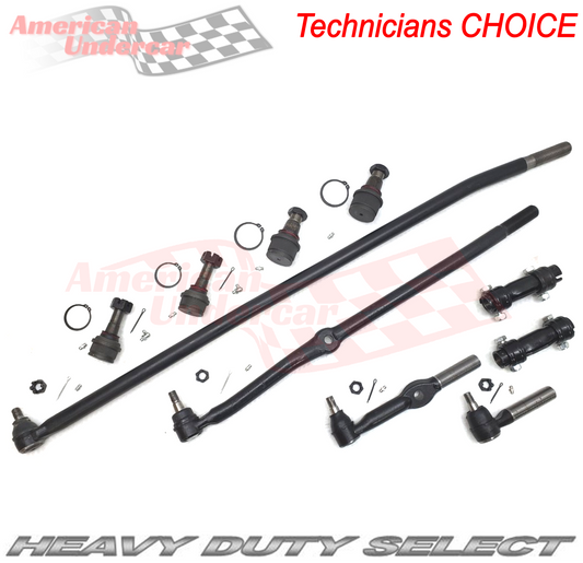 HD Ball Joint Tie Rod Steering Kit | 1994-1997 Dodge Ram 2500 3500 4x4 4500lb axle