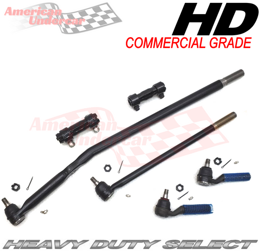 HD Tie Rod Drag Link Steering Kit | 1997 Ford F250HD 4x4 (twin I-beam suspension)