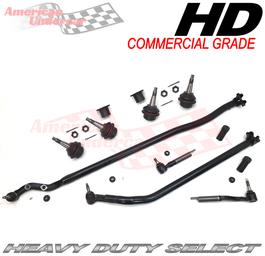 HD Jeep Wrangler JL, Gladiator JT Steering and Suspension Kit 2018-2025 4x4 Dana 44 Axle