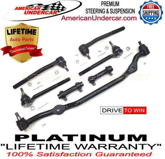 Lifetime Tie Rod End Center Link Steering Kit | 1971-1972 Buick, Chevrolet, GMC, Oldsmobile, Pontiac