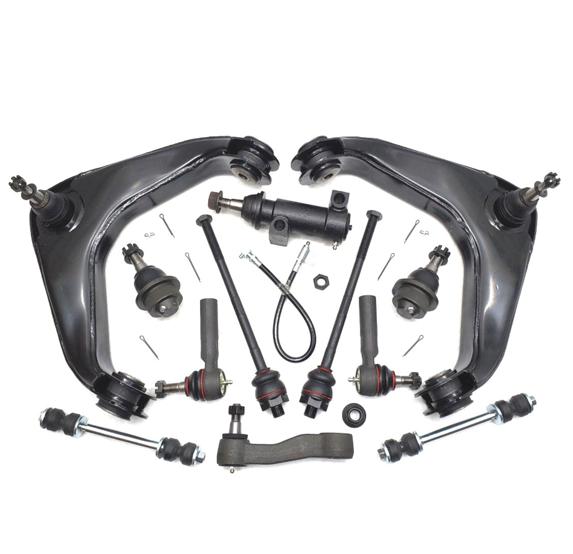 HD Ball Joint Control Arm Idler Arm Tie Rod Kit | 2001-2010 GMC Sierra, Yukon, Hummer 2WD