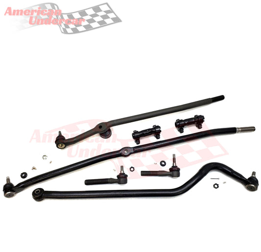 XRF Drag Link Tie Rod Track Bar Steering Kit | 2000-2002 Dodge Ram 2500 4x4