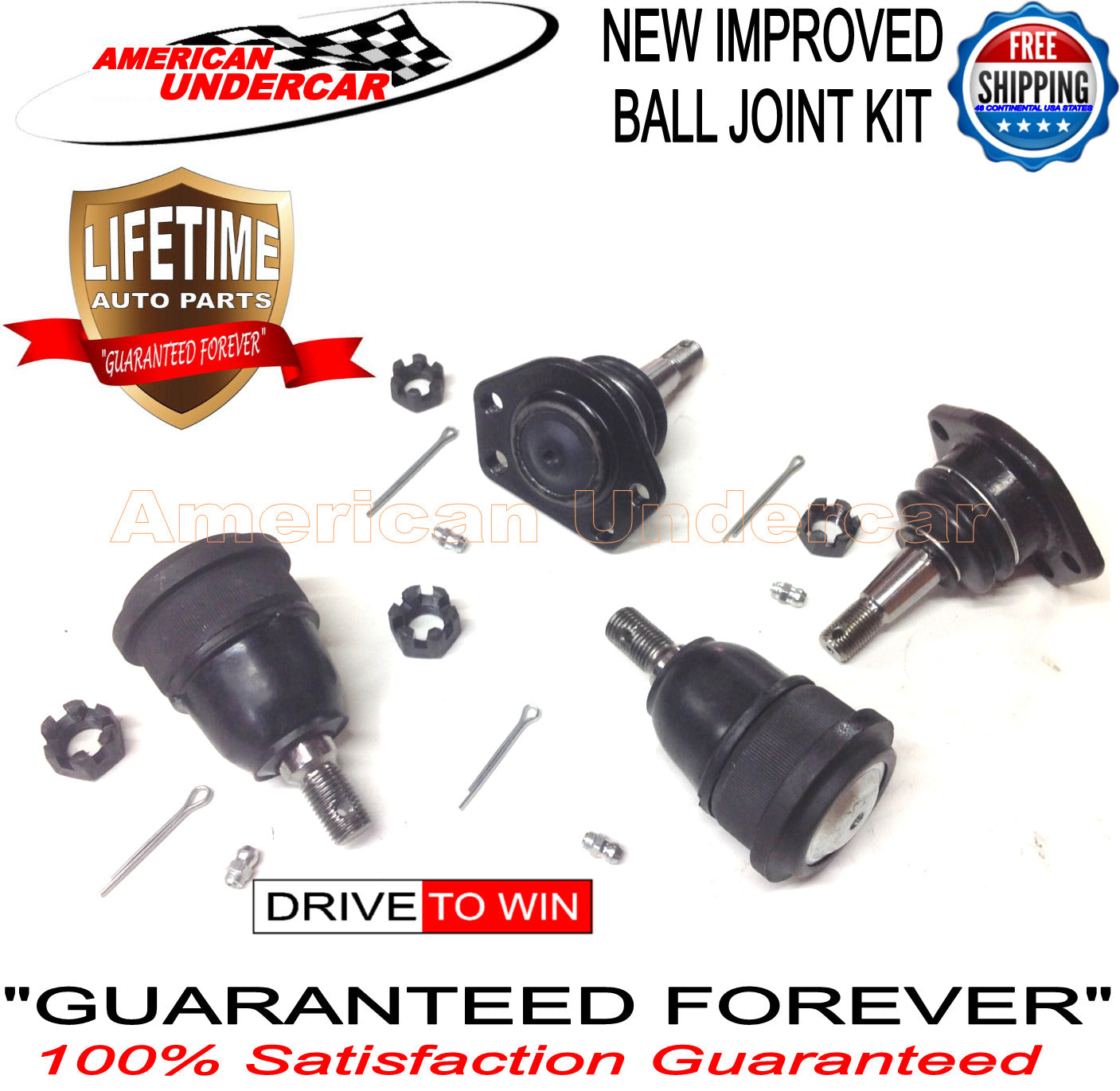 Lifetime Ball Joint Suspension Kit | 1968-1972 Buick, Chevrolet, GMC, Oldsmobile, Pontiac