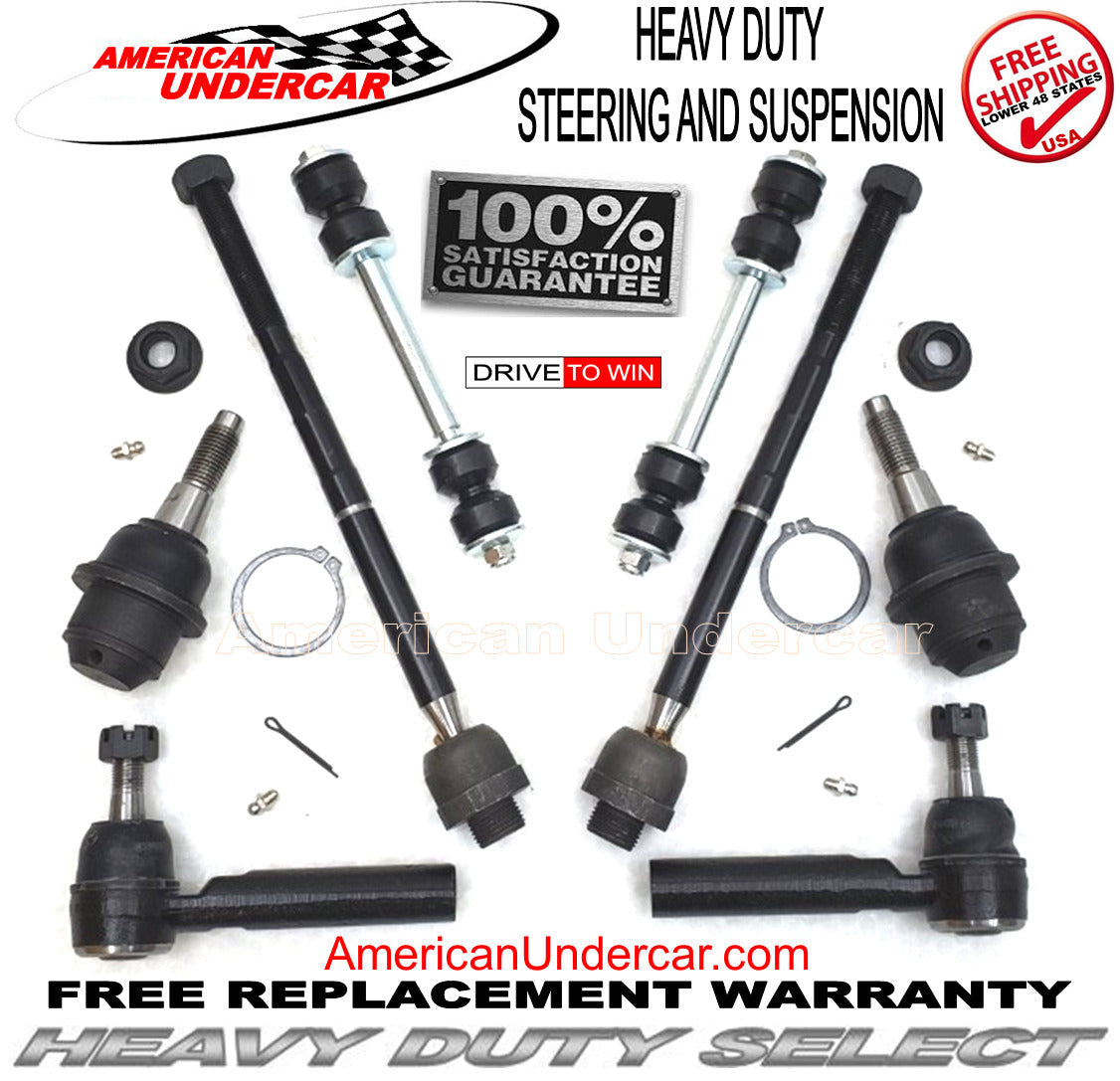 HD Ball Joint & Tie Rod Steering Kit | 2014-2018 Chevrolet, GMC, Cadillac 2WD