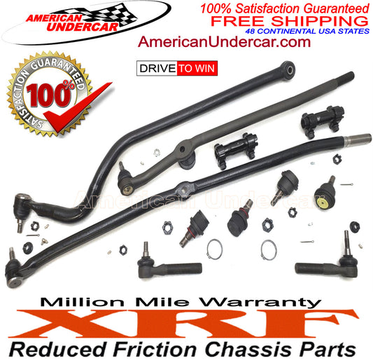 XRF Lifetime Ball Joint Track Bar Tie Rod Kit | 2000-2002 Dodge Ram 2500 3500 4x4