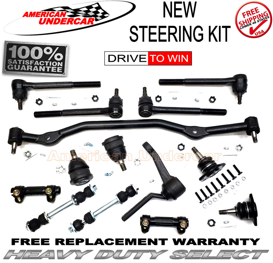 HD Ball Joint Tie Rod Center Link Idler Arm Kit | 1971-1972 Buick, GMC, Chevrolet, Oldsmobile, Pontiac