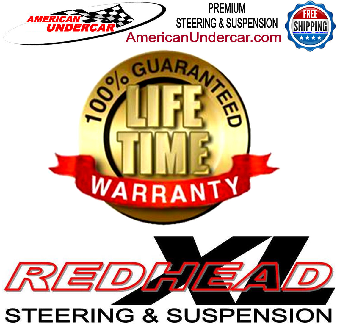 ReadHead XL Control Arms Ball Joints Bushings Kit | 2002-2012 Dodge Ram 1500