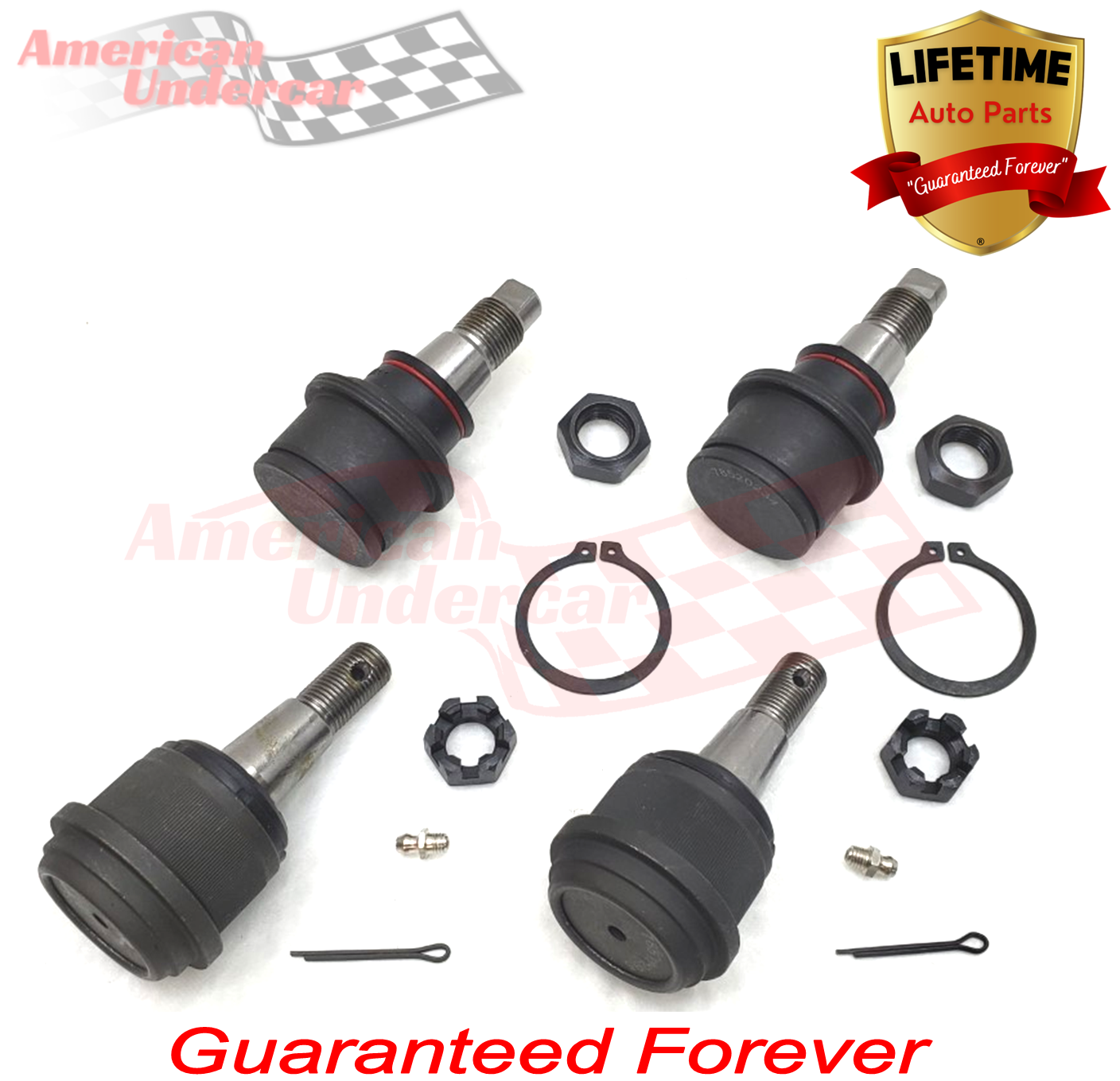 Lifetime Ball Joint Kit | 2000-2002 Dodge Ram 2500 3500 4x4 | Upper & Lower