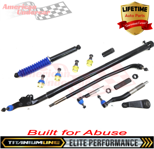 Lifetime Titanium Line Complete Steering Suspension Kit | 2018-2024 Dodge Ram 2500 3500 4x4