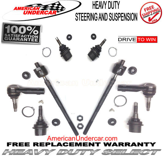 HD Ball Joints Tie Rod Steering Suspension Kit | 2018-2021 Ford Expedition 4x4