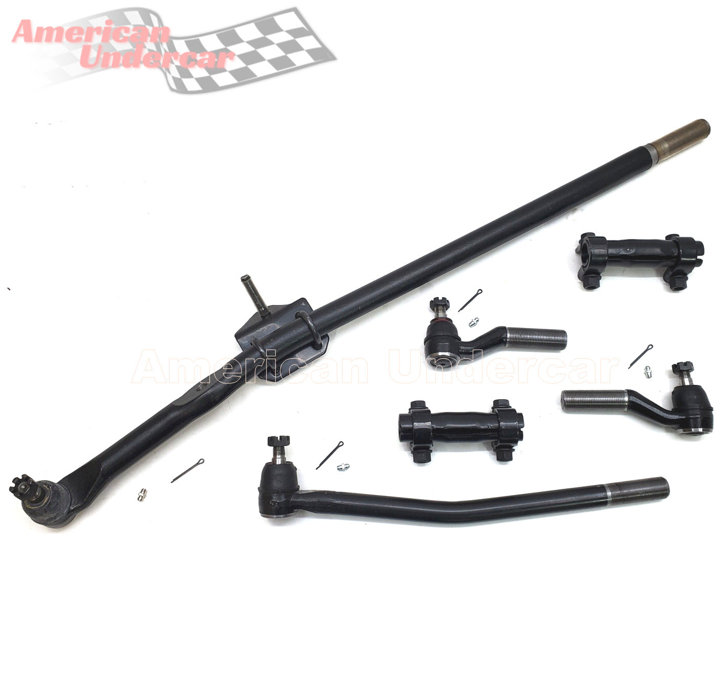 HD Drag Link Tie Rod Steering Suspension Kit | 2008-2019 Ford E350 Super Duty DRW