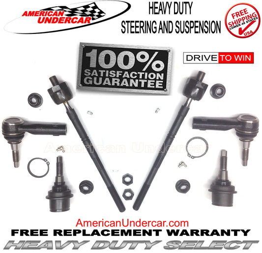 HD Ball Joints Tie Rod Steering Suspension Kit | 2010-2013 Ford Transit Connect 2WD