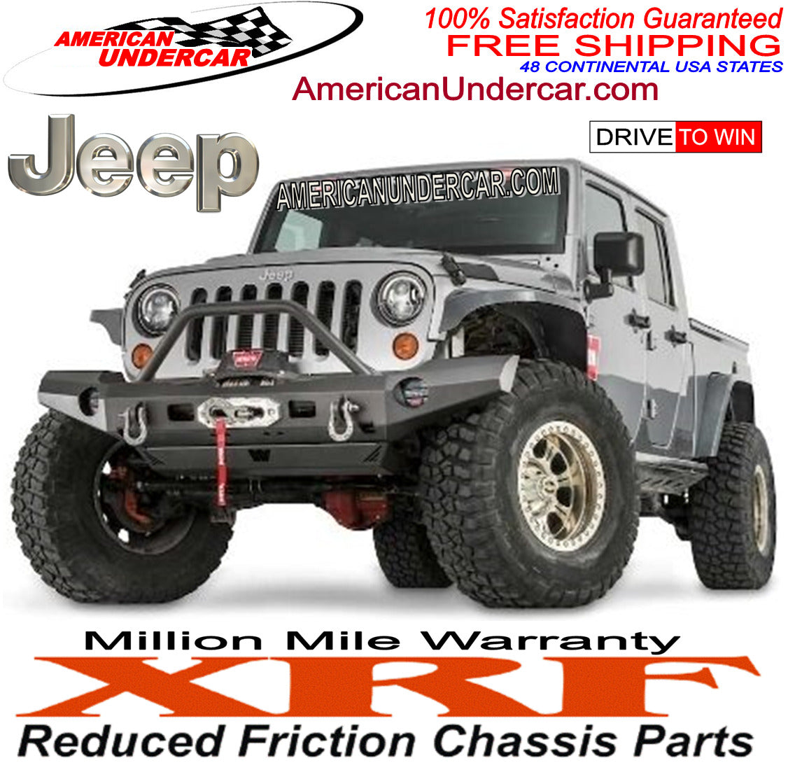 XRF Steering and Suspension Complete Kit | 2007-2017 Jeep Wrangler 4x4