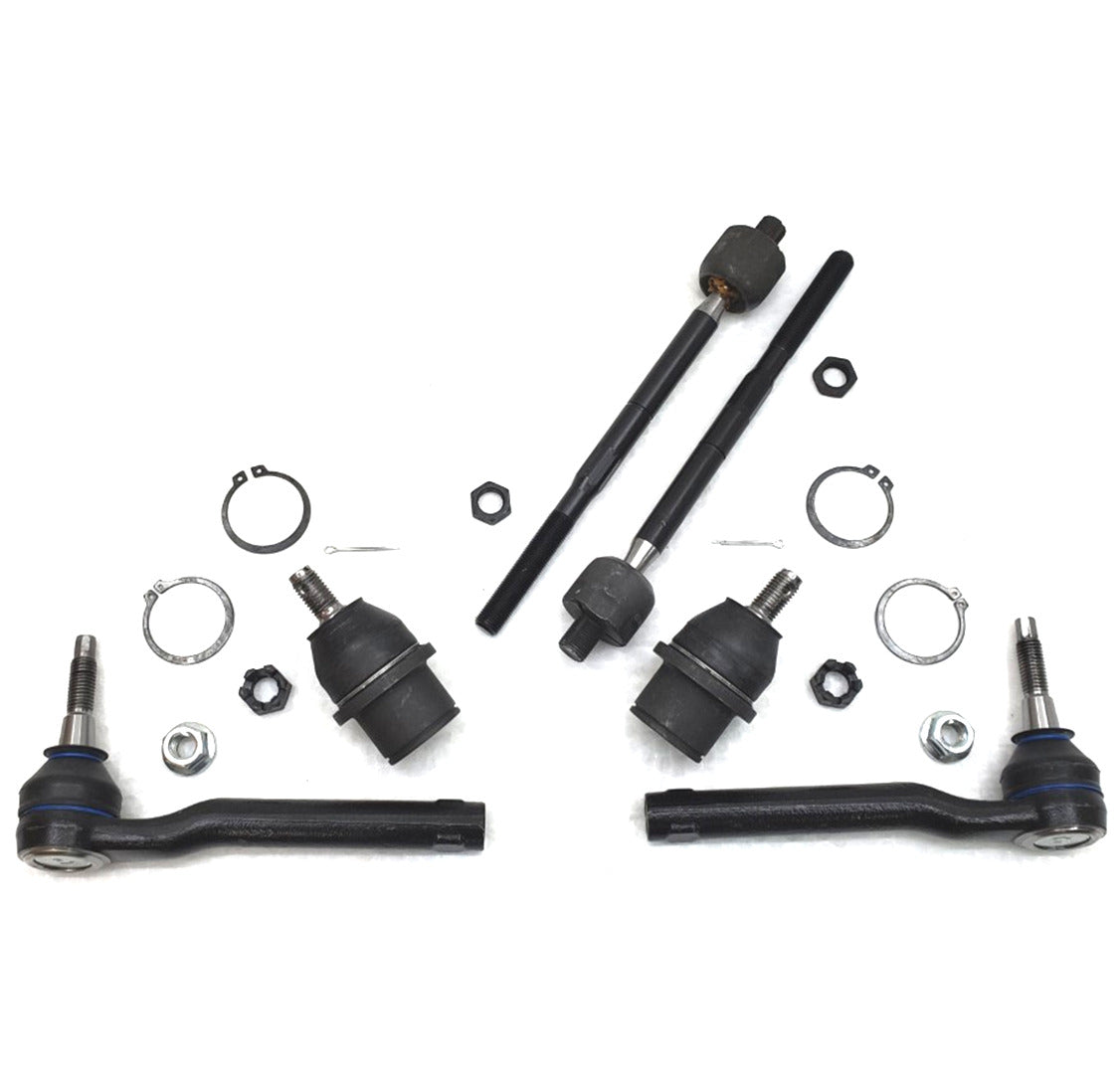 XRF Lower Ball Joints Inner Outer Tie Rod Steering Kit | 2009-2014 Ford F150 2WD & 4x4