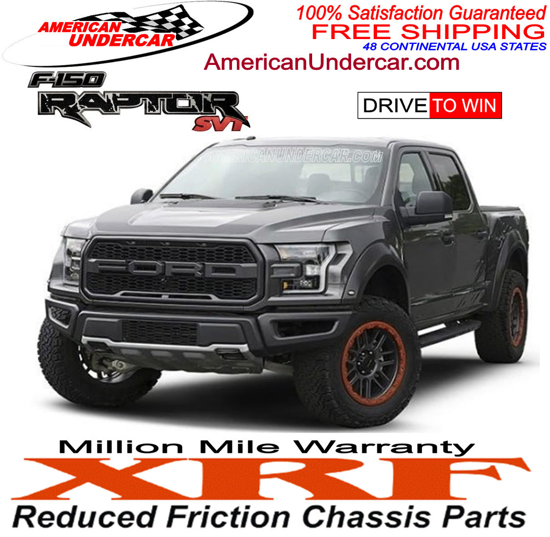 XRF Steering and Suspension Kit | 2010-2014 Ford F150 SVT Raptor  4x4