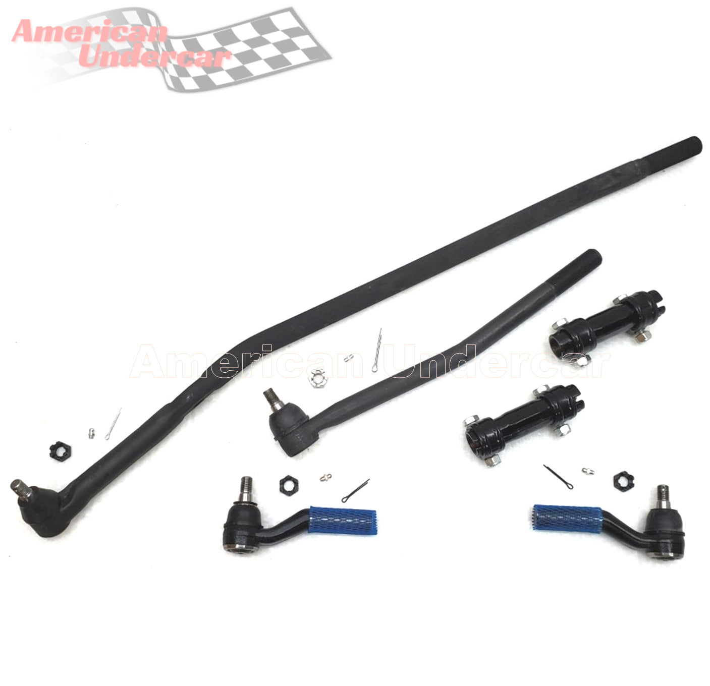 HD Drag Link Tie Rod Steering Suspension Kit | 1999-2006 Ford E350 SRW