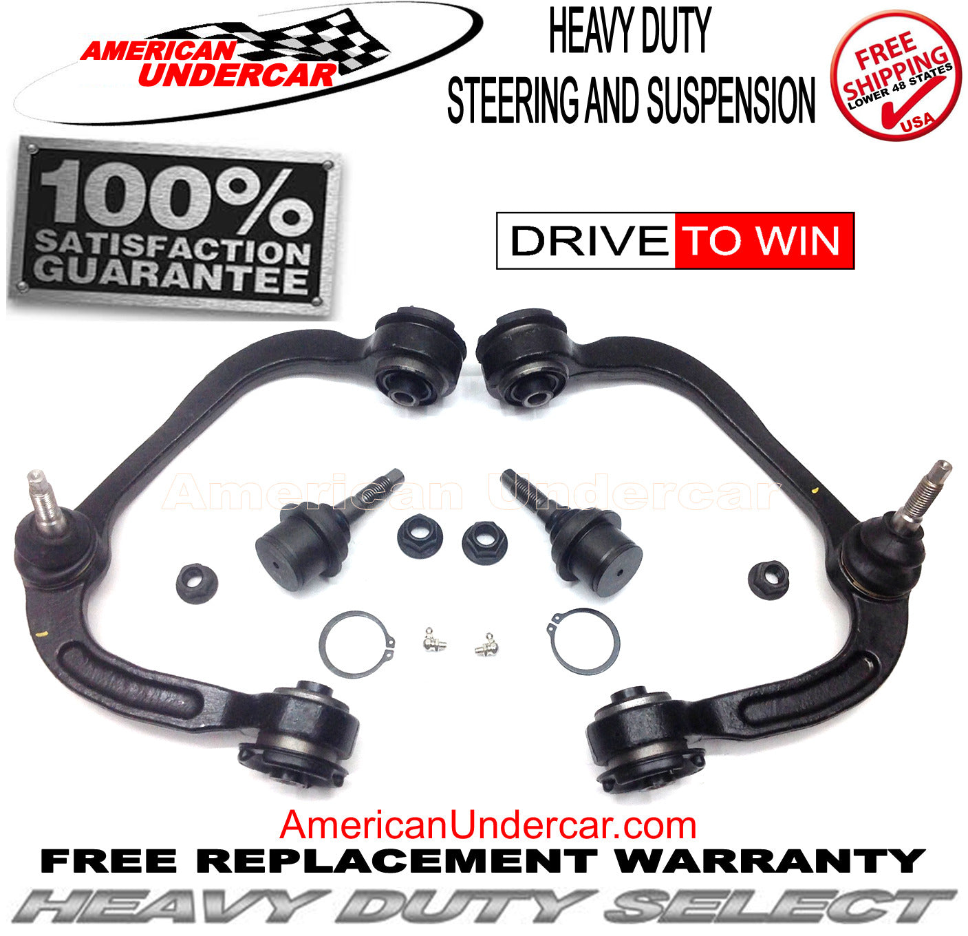 HD Ball Joints Upper Control Arm Suspension Kit | 2007-2017 Ford Expedition 4x4