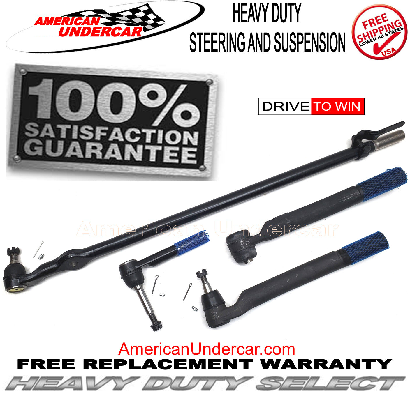 HD Steering Suspension Kit | 2017-2019 Ford F550 Super Duty 4x4 | Narrow Frame