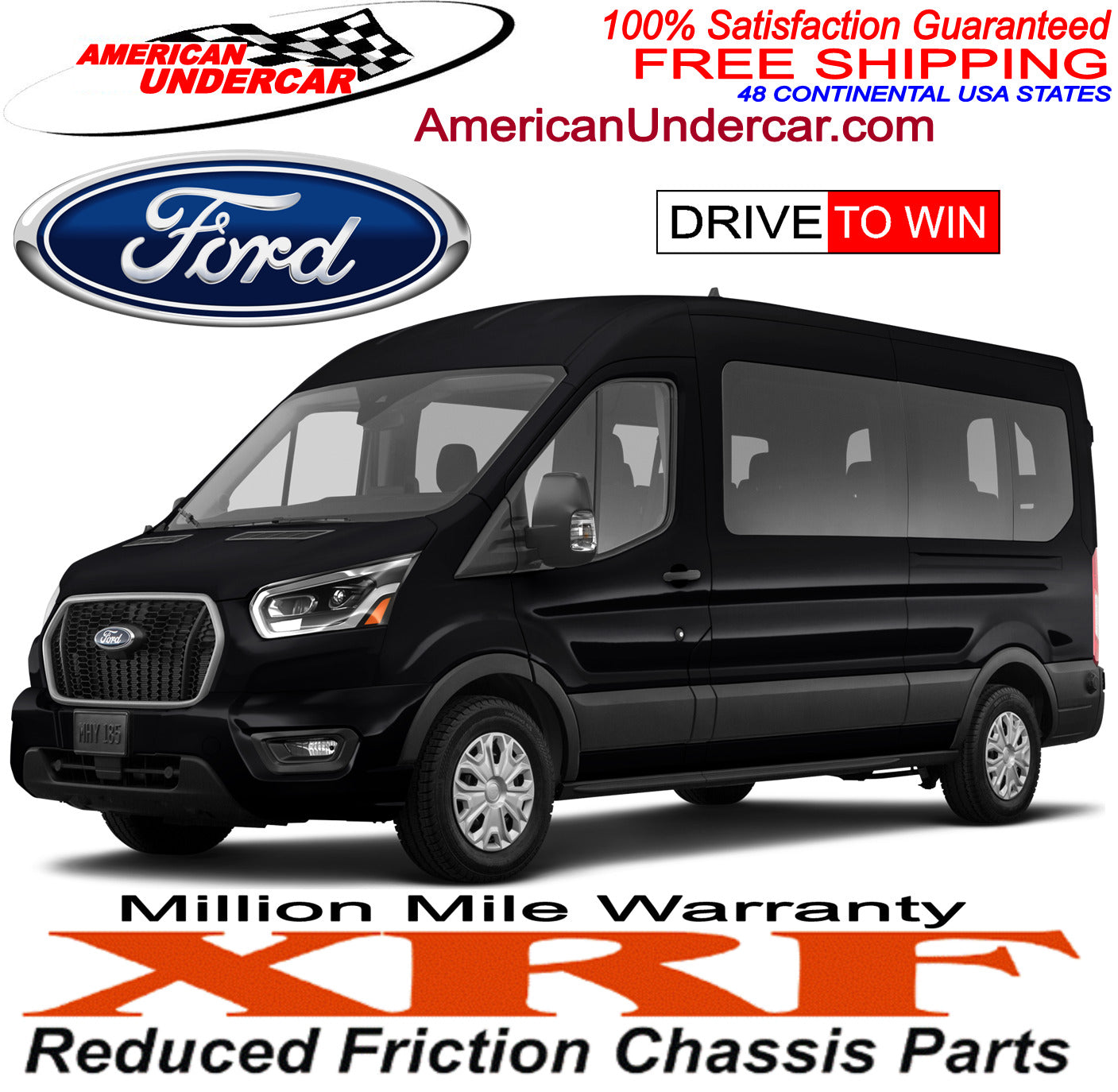 XRF Ball Joints Tie Rod Steering Suspension Kit | 2015-2019 Ford Transit 350HD 2WD