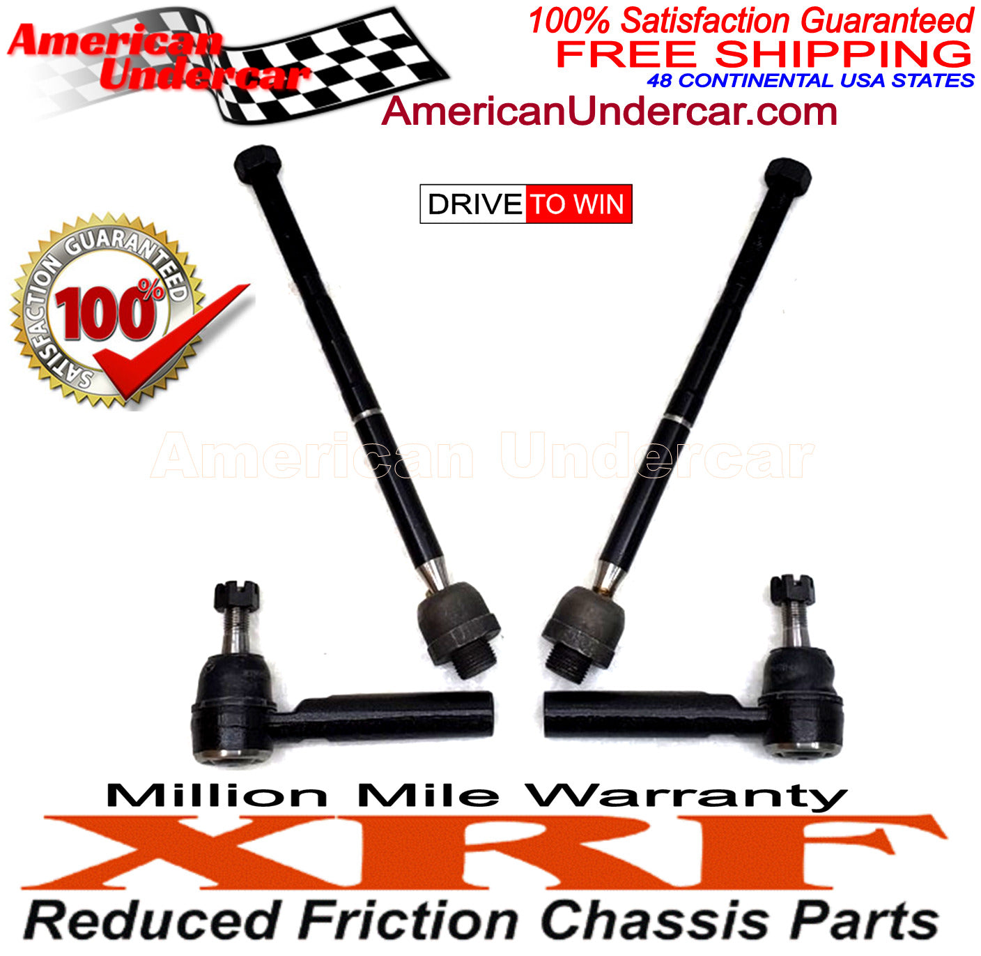 XRF Tie Rod Inner Outer Steering Suspension Kit | 2011-2019 Ford Explorer 4x4