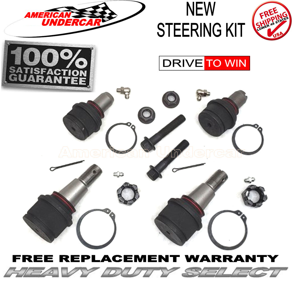 HD Ball Joints Upper and Lower Suspension Kit | 1992-2006 Ford E250 2WD